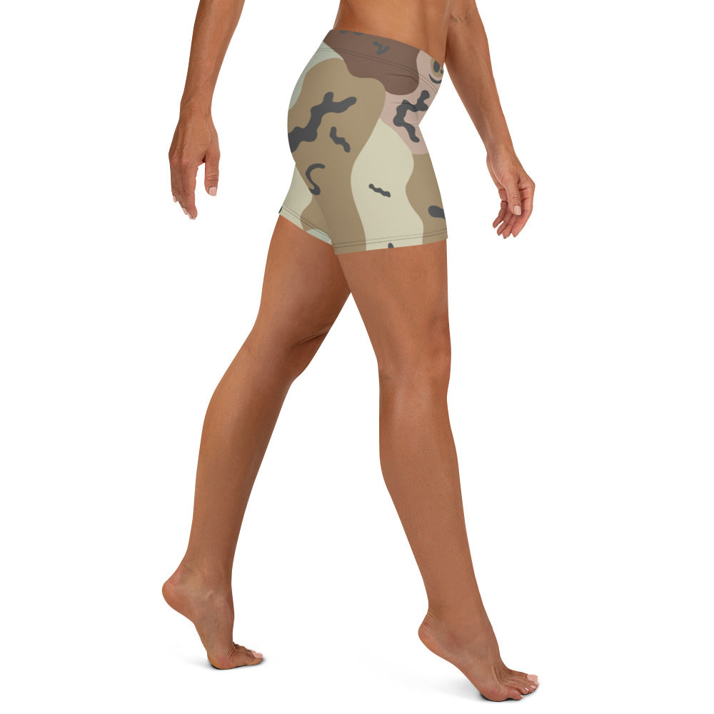 Camp Camo Biker Shorts